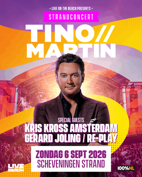 Strandconcert Tino Martin